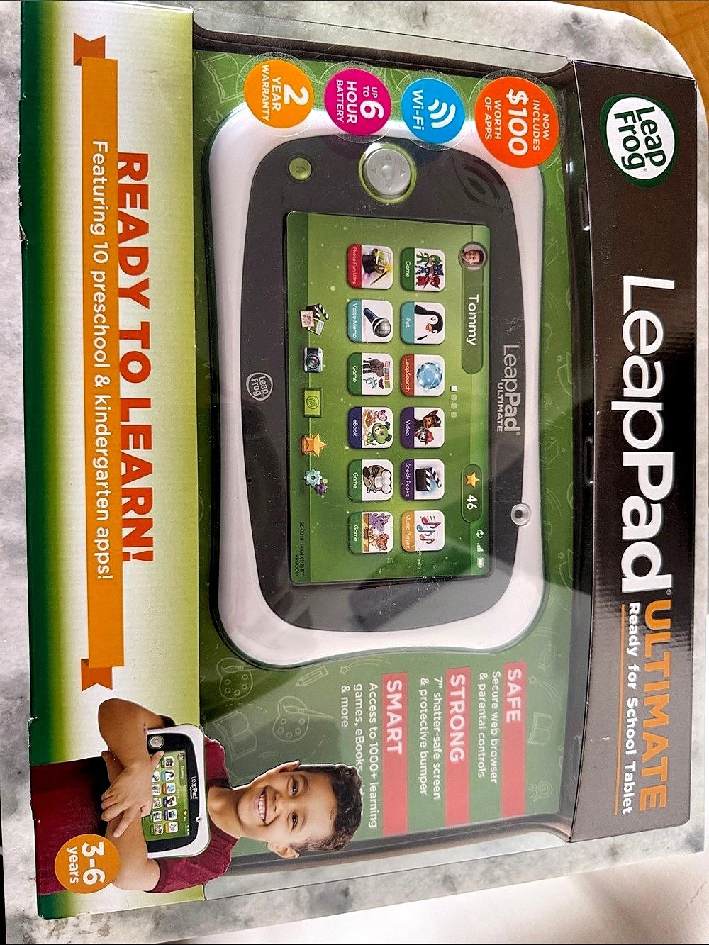 LeapFrog LeapPad Ultimate Kids Learning Tablet NWT Green